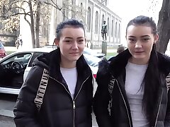 youthful petite tits xxx - naive twins